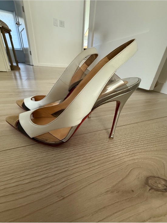 Christian Louboutin Shoes - Christian Louboutin air chance cutout Stiletto Heels Size 38 (7.5)